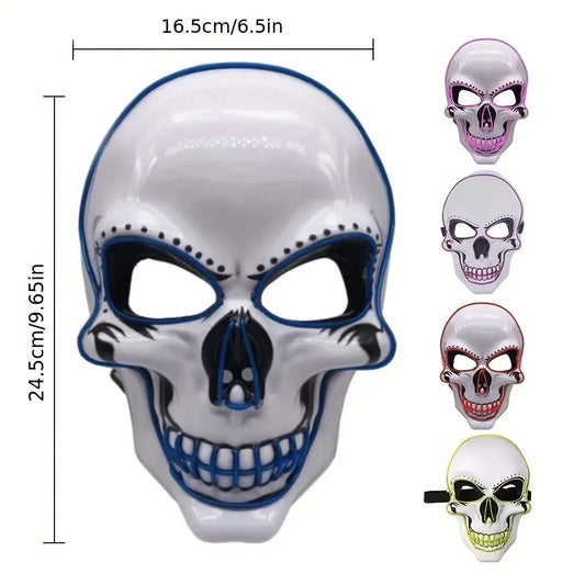 Neon LED Skull Mask - 50% off!