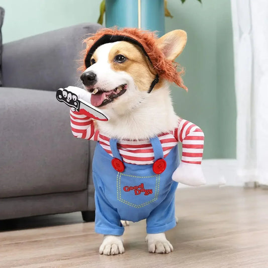 Scary Doll Doggie Costume - 50% off!